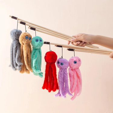 Da Octopus Cat Stick Toy Cat Toys KittyNook Cat Company